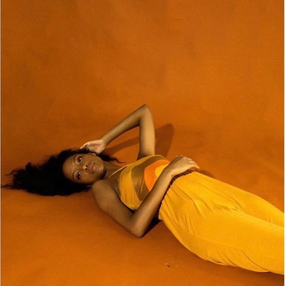 RVCA saloon halter jumpsuit . NWT . - Picture 2 of 8